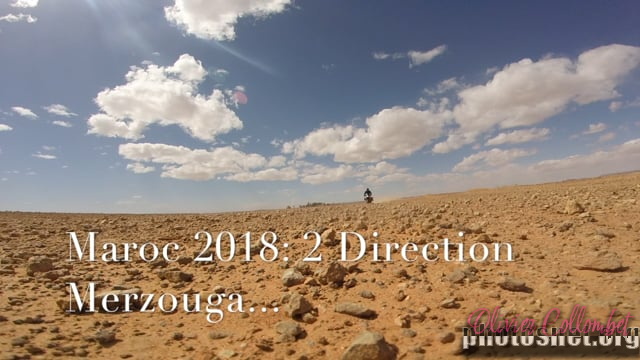 Maroc 2018: 2 direction Merzouga